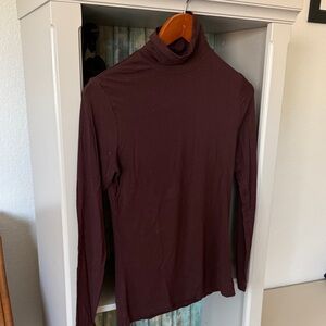 Aleeza Paris Long Sleeve Brown Turtleneck